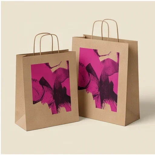 Representative printed paper bags